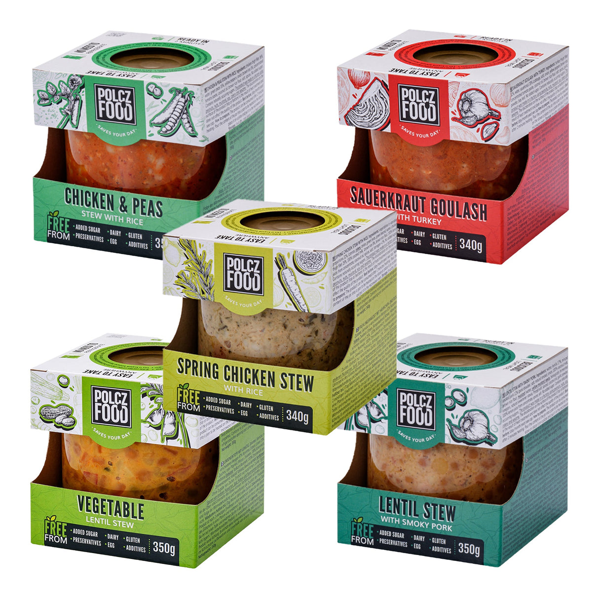 Detergent 4+1 Gratis Polcz Food 340/buc 1