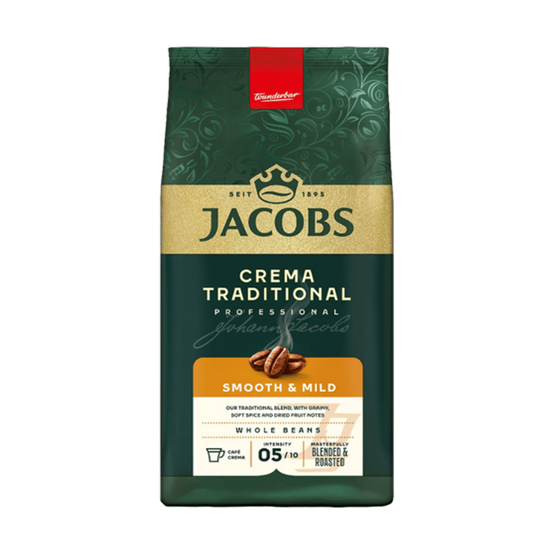 Detergent Cafea Jacobs Crema Traditional Boabe 1kg