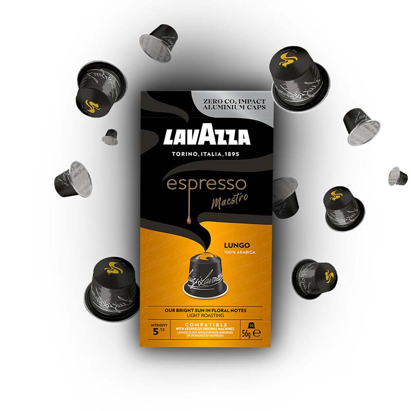 Detergent Cafea Lavazza Espresso Lungo 10 capsule 56g