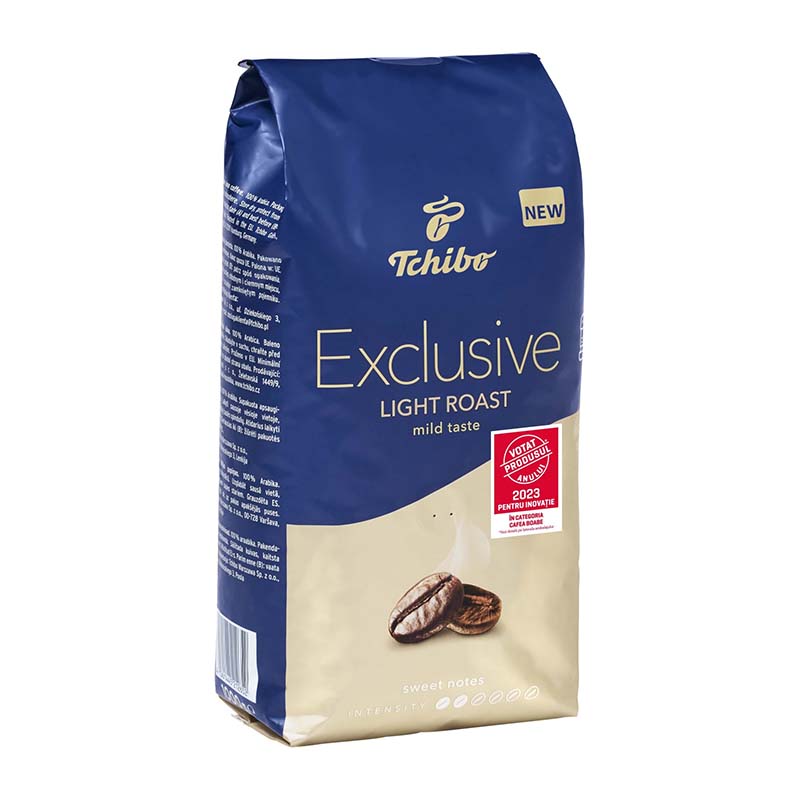 Detergent Cafea Tchibo Exclusive Light Roast 1kg (Boabe)