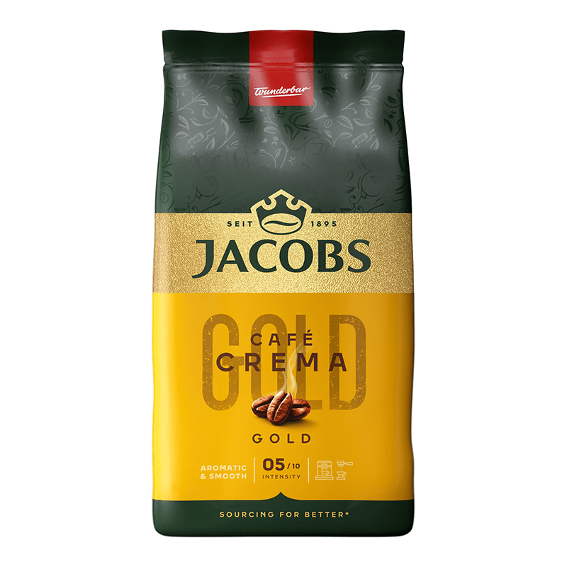 Detergent Cafea Jacobs Crema Gold 1kg (Boabe)