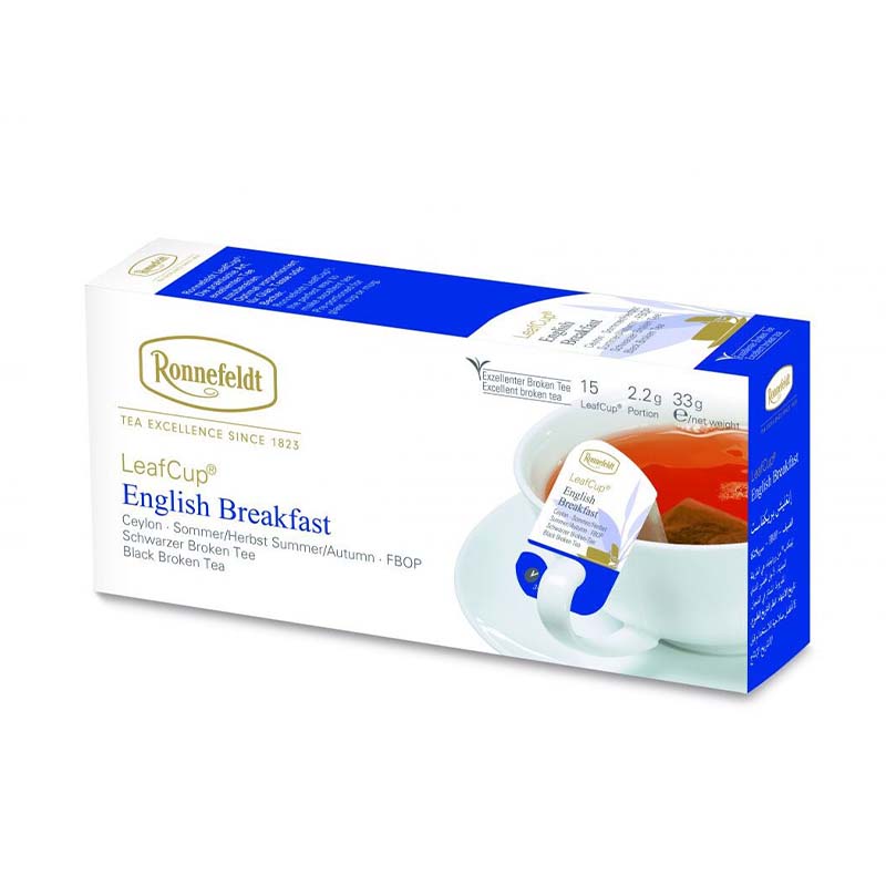 Detergent Ceai Ronnefeldt Leafcup English Breakfast 15x2.2g