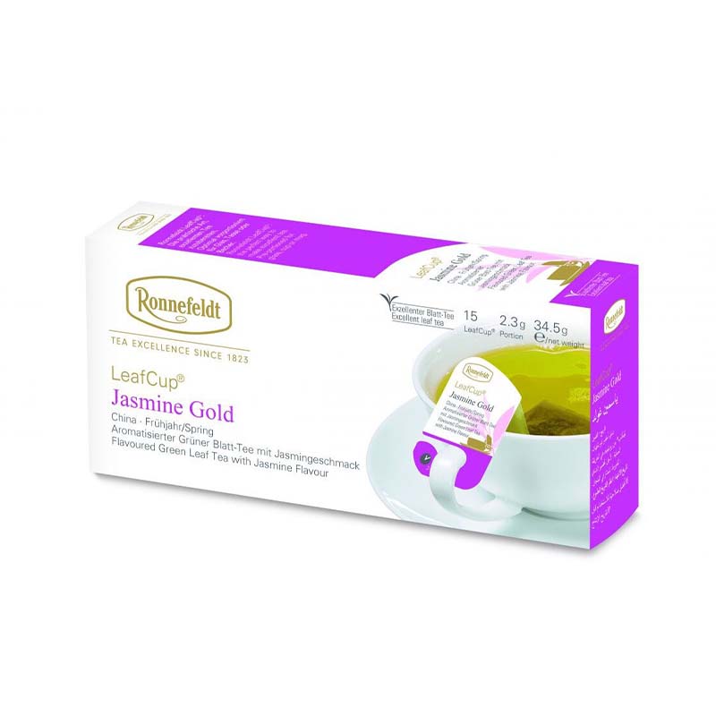 Detergent Ceai Ronnefeldt Leafcup Jasmine Gold 15x2.3g