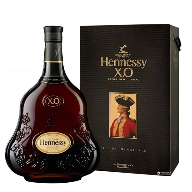 Beverages Coniac Hennessy XO 40% 0.7L + Cutie