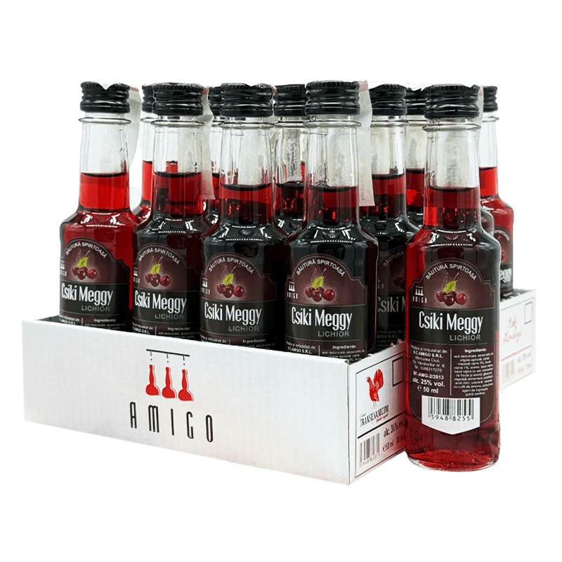 Beverages Lichior Amigos Csíki Meggy 25% 20x 0.05L