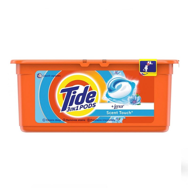 Beverages Detergen Tide+Lenor Scent Touch 3in1 Pods 26x24.8g