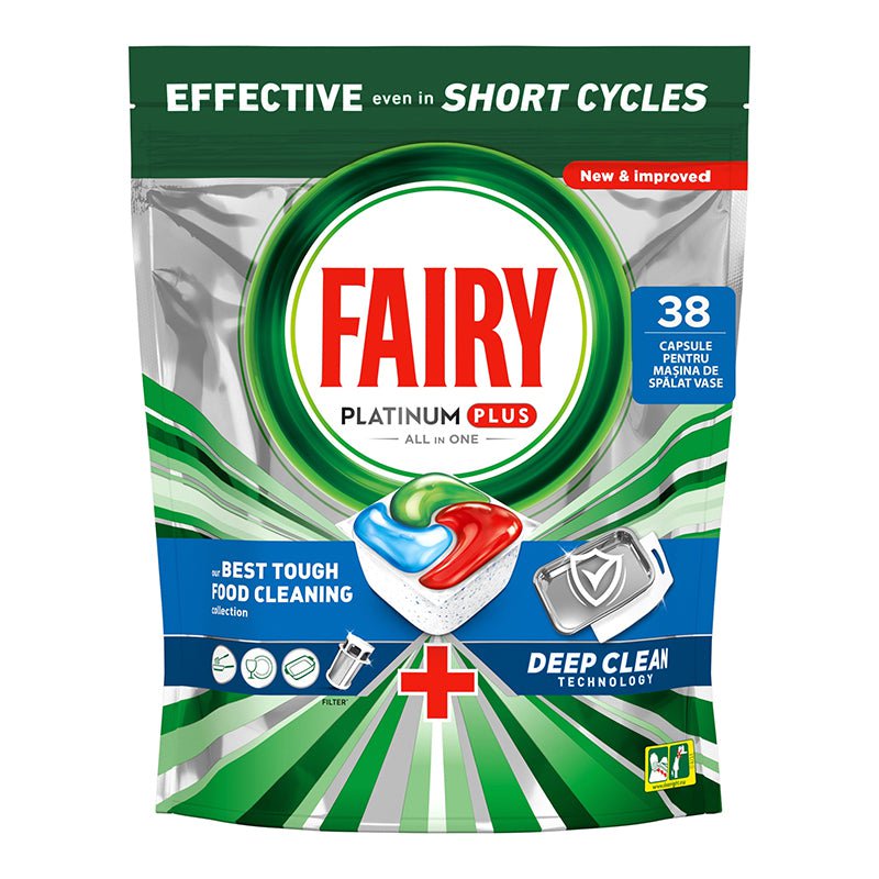 Detergent Detergent capsule Fairy Platinum Plus Deep Clean 38sp