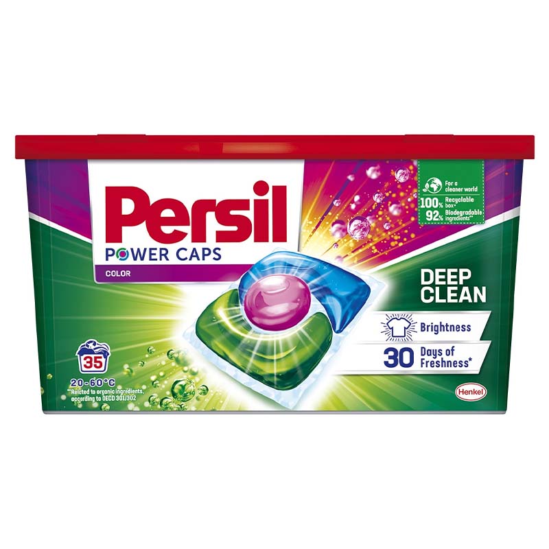 Detergent Detergent rufe Persil Power Caps Color 35 spalari