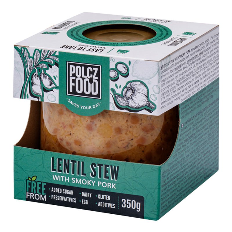 Detergent Polcz Food Mancare de Linte cu Ceafa Afumata 350g