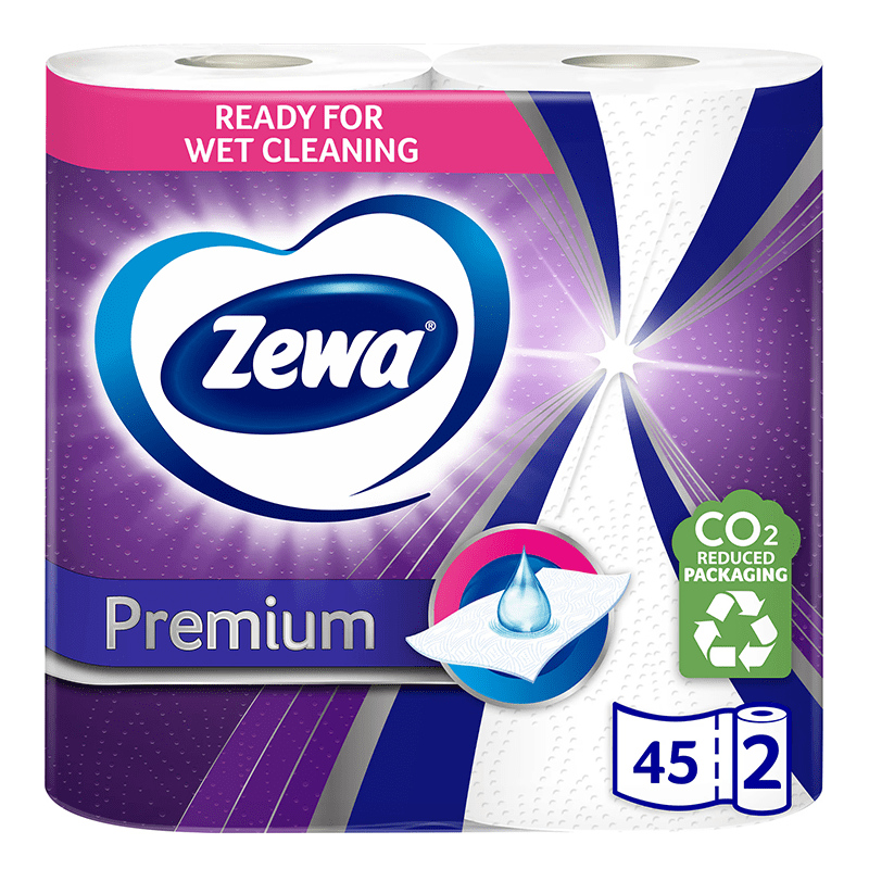 Beverages Prosoape de hartie uz casnic Zewa Premium 2 straturi 2 role