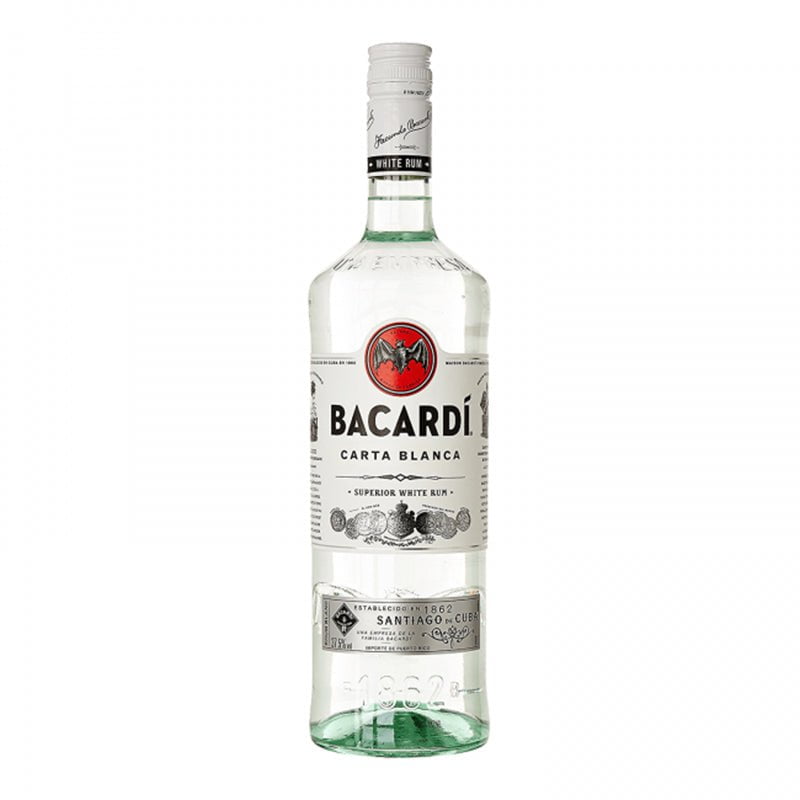Beverages Rom Bacardi Carta Blanca Superior 37.5% 1L