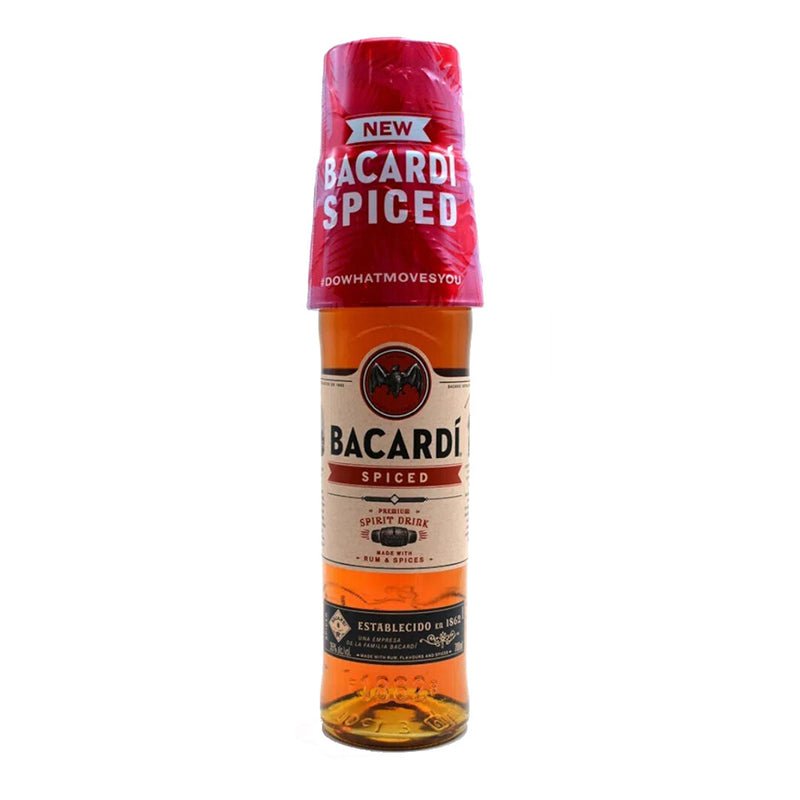 Beverages Rom Bacardi  Spiced 35% 0.7L + 1 pahar