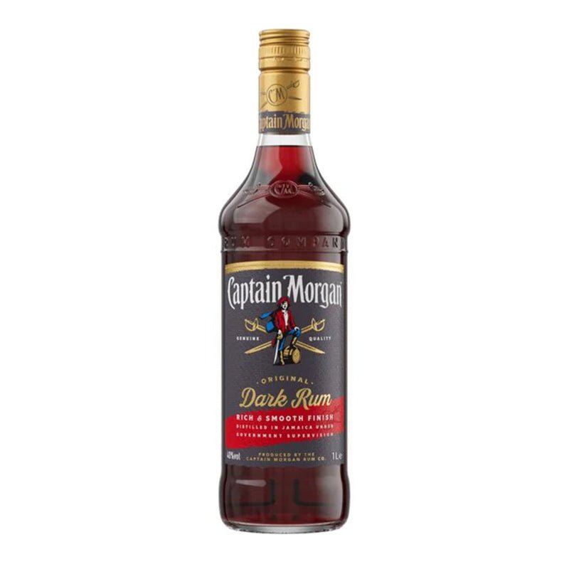 Beverages Rom Captain Morgan Dark 40% 1L
