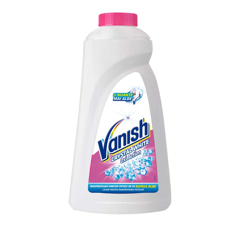 Detergent Solutie de Rufe VANISH Oxi Action Crystal White 1L