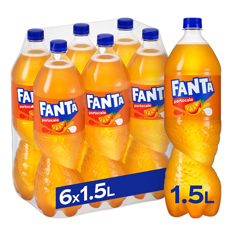 Detergent Suc Fanta Portocale 6x1.5L