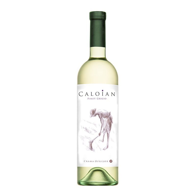 Beverages Vin Alb Caloian Pinot Grigio Sec 0.75L