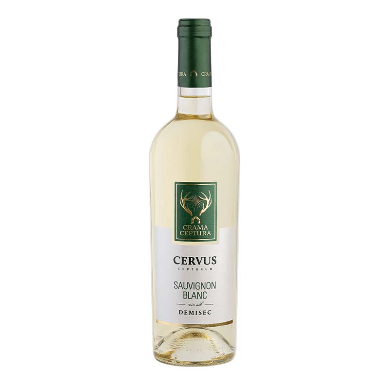 Beverages Vin Alb Cervus Cepturum Sauvignon Blanc Demisec 0.75L