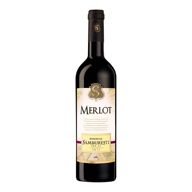 Beverages Vin Rosu Domeniile Samburesti Merlot Sec 0.75L