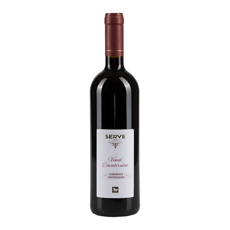 Beverages Vin Rosu Serve Vinul Cavalerului Cabernet Sauvignon Sec 0.75L