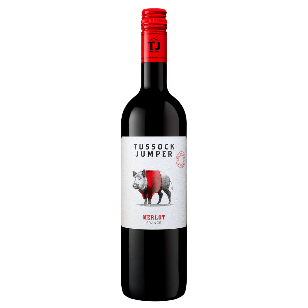 Beverages Vin Rosu Tussock Jumper Merlot Sec 0.75L