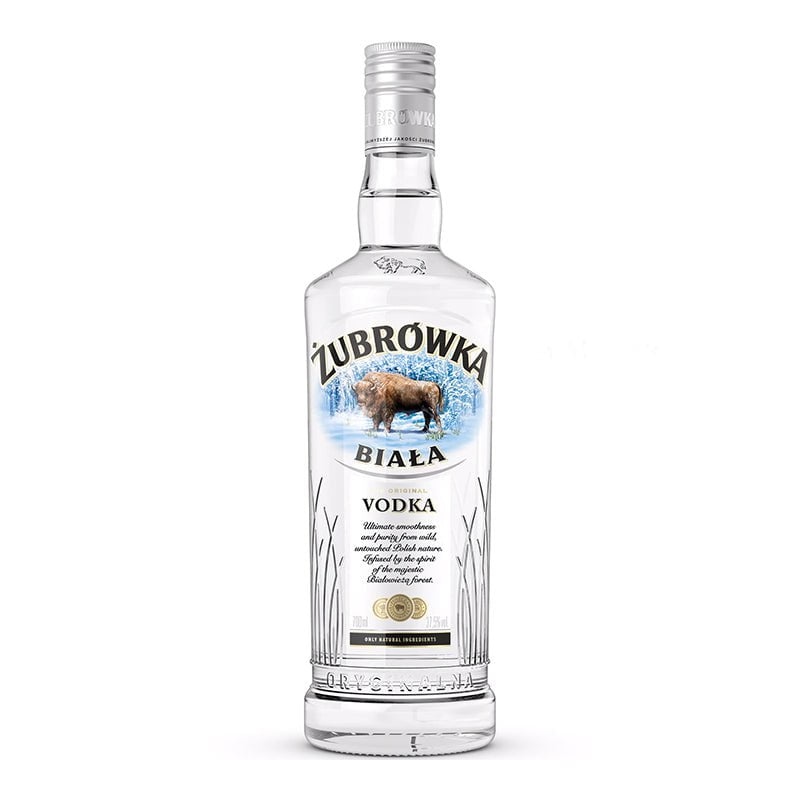 Beverages Vodka Zubrowka Biala 37.5% 0.7L