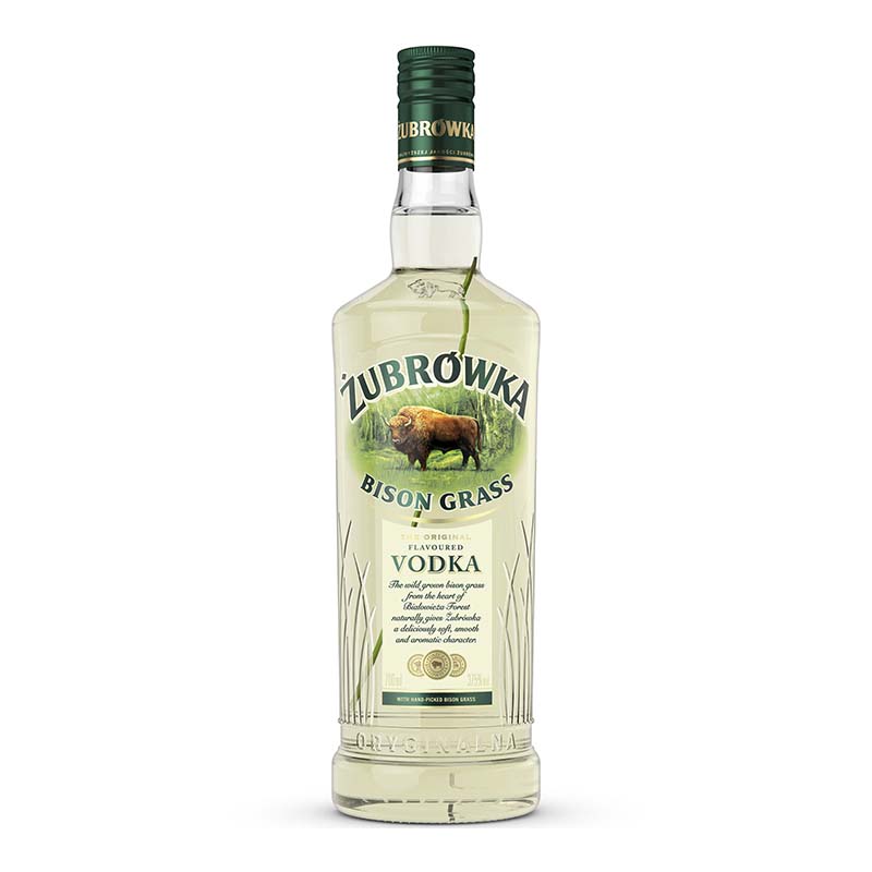 Beverages Vodka Zubrowka Bison Grass 37.5% 0.7L