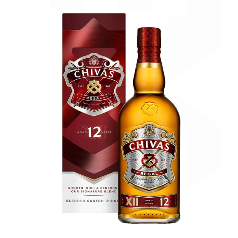 Beverages Whisky Chivas Regal 0.5L 12 Ani