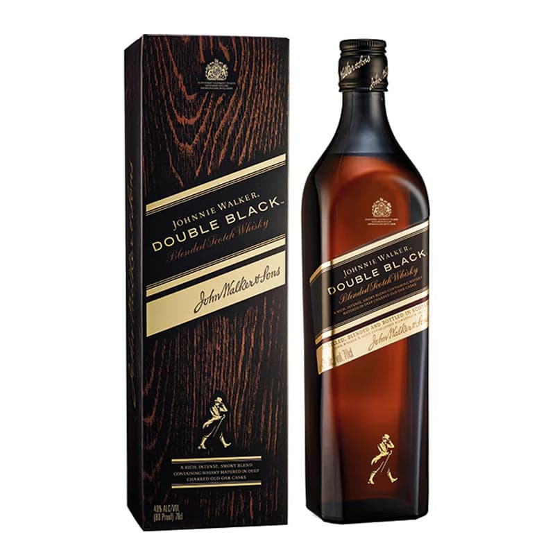 Beverages Whisky Scotch Johnnie Walker Double Black 0.7L in Cutie