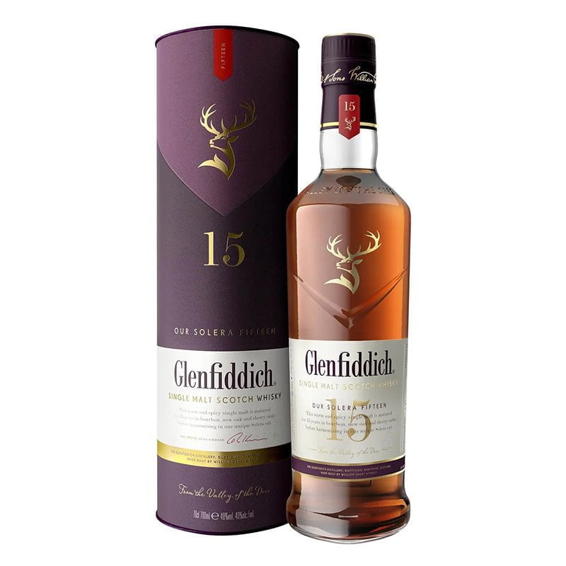Beverages Whisky Scotch Glenfiddich 15 Y.O 40% 0.7L