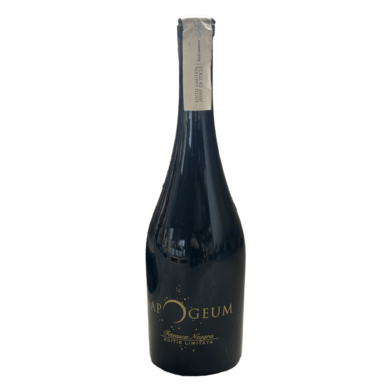 Beverages Vin Rosu Apogeum Feteasca Neagra Sec 0.75L ETICHETĂ ZGÂRIATĂ