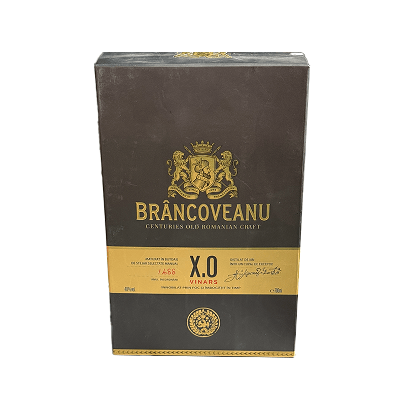 Beverages Vinars Brancoveanu X.O 40% Cutie 0.7L ETICHETĂ ZGÂRIATĂ