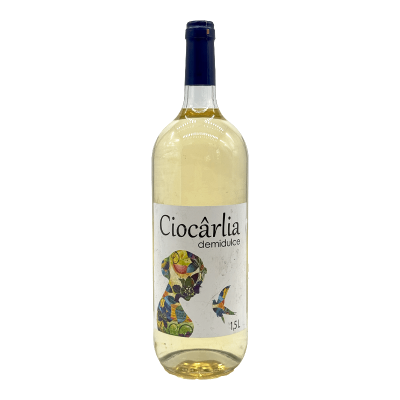 Beverages Vin Alb Ciocarlia Tamaioasa Romaneasca Demidulce 1.5L  ETICHETĂ ZGÂRIATĂ