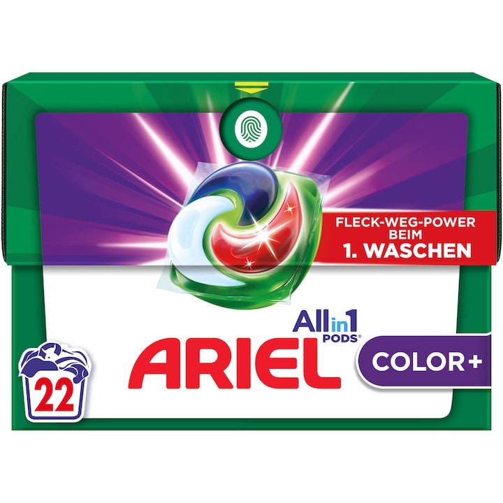 Detergent Detergent de Rufe Ariel All in 1 Capsule Color 22 buc