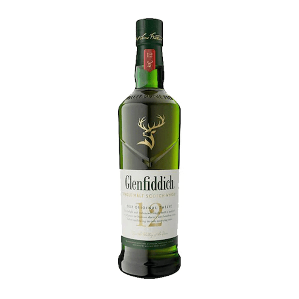 Beverages Whisky Scotch Glenfiddich 12YO Single Malt 40% 1L