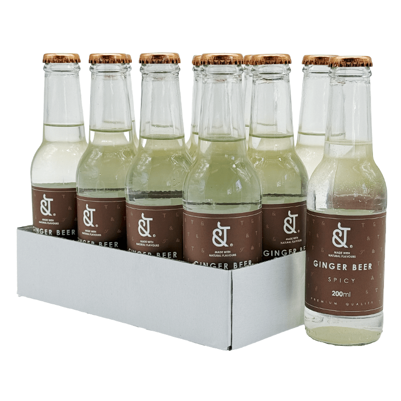Beverages &T Spicy Ginger Beer Tonic Soft Drink 12x200 M