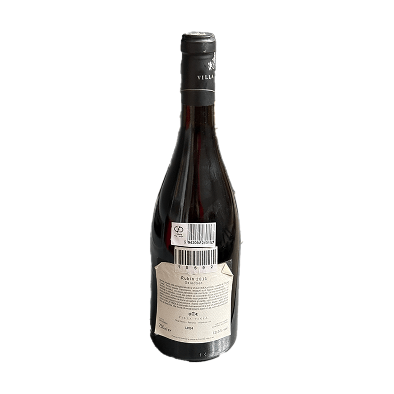 Beverages Vin Rosu Villa Vinea Rubin Selection Sec 0.75L ETICHETĂ ZGÂRIATĂ