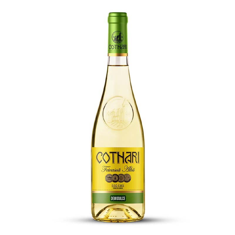 Beverages Vin Alb Cotnari Feteasca Alba Demidulce 0.75L