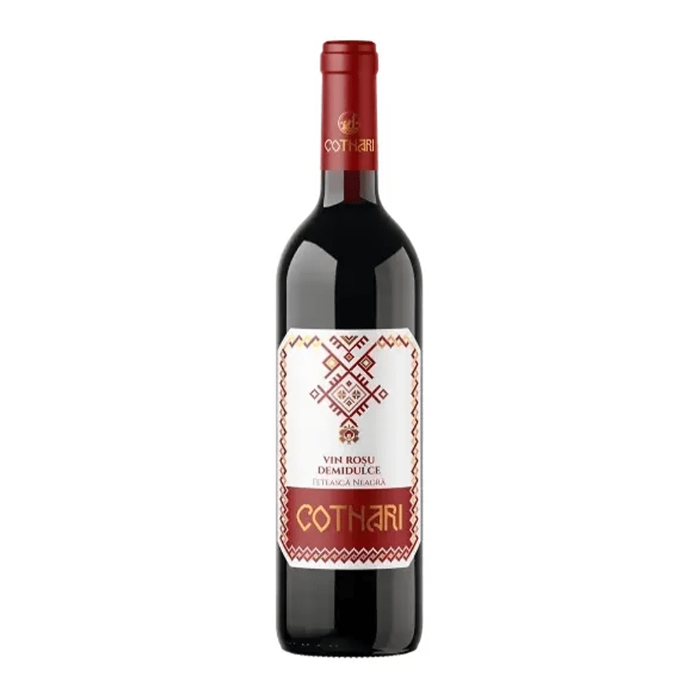 Beverages Vin Rosu Cotnari Traditii Feteasca Neagra Demidulce 0.75L