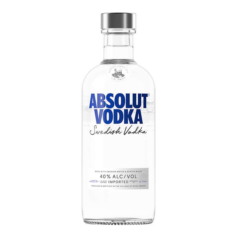 Beverages Vodka Absolut Blue 40% 0.5L