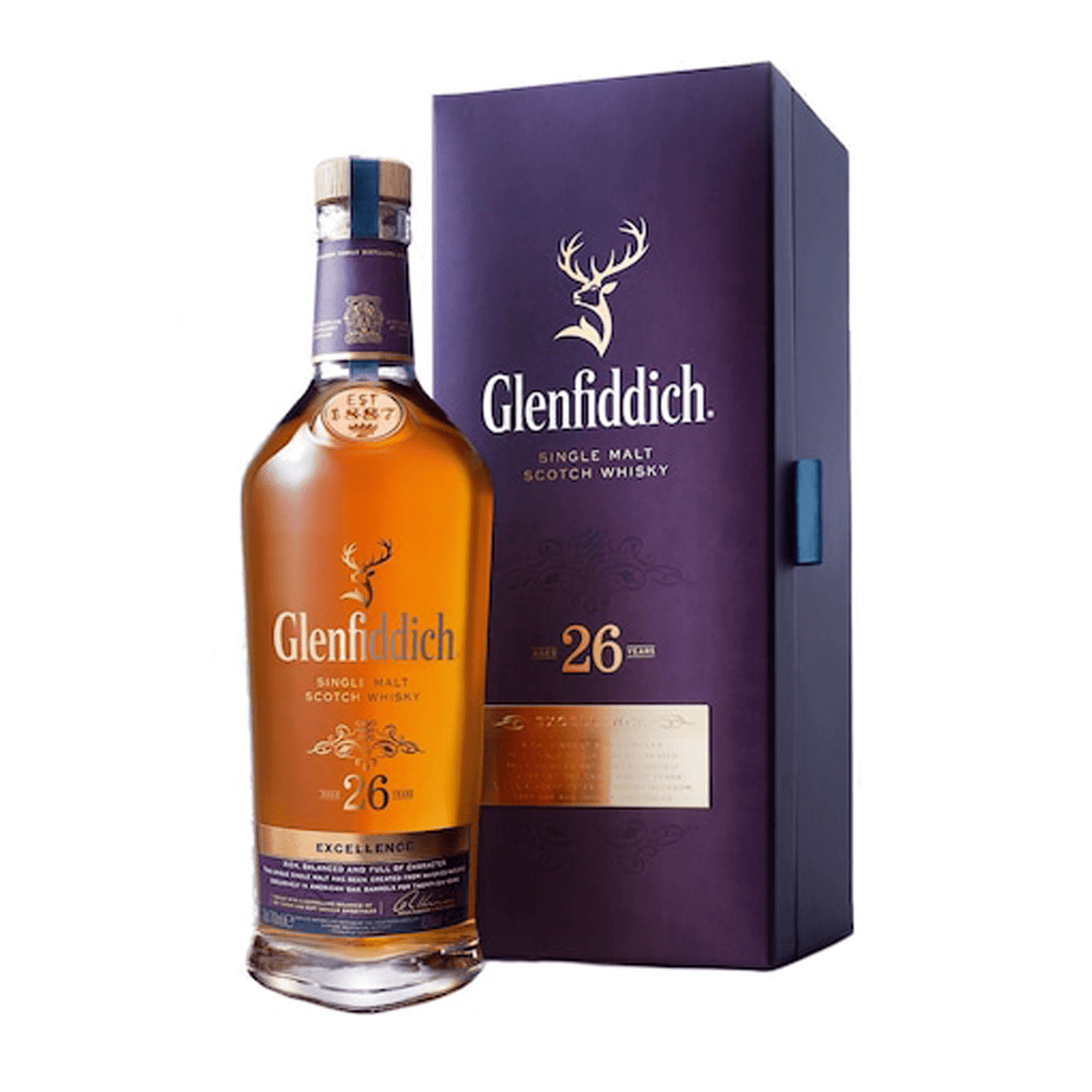 Beverages Whisky Scotch Glenfiddich 26YO Single Malt 43% 0.7L