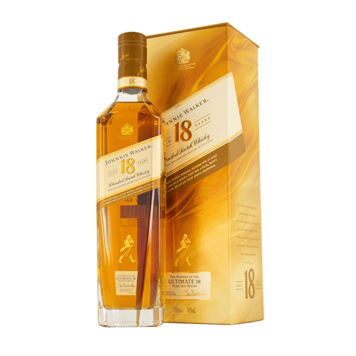 Beverages Whisky Scotch Johnnie Walker Aged 18YO 40% 0.7L