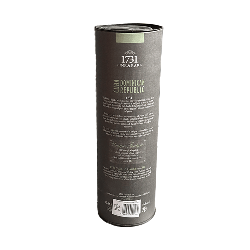 Beverages Rom 1731 Spanish Caribbean XO 46% 0.7L ETICHETĂ ZGÂRIATĂ