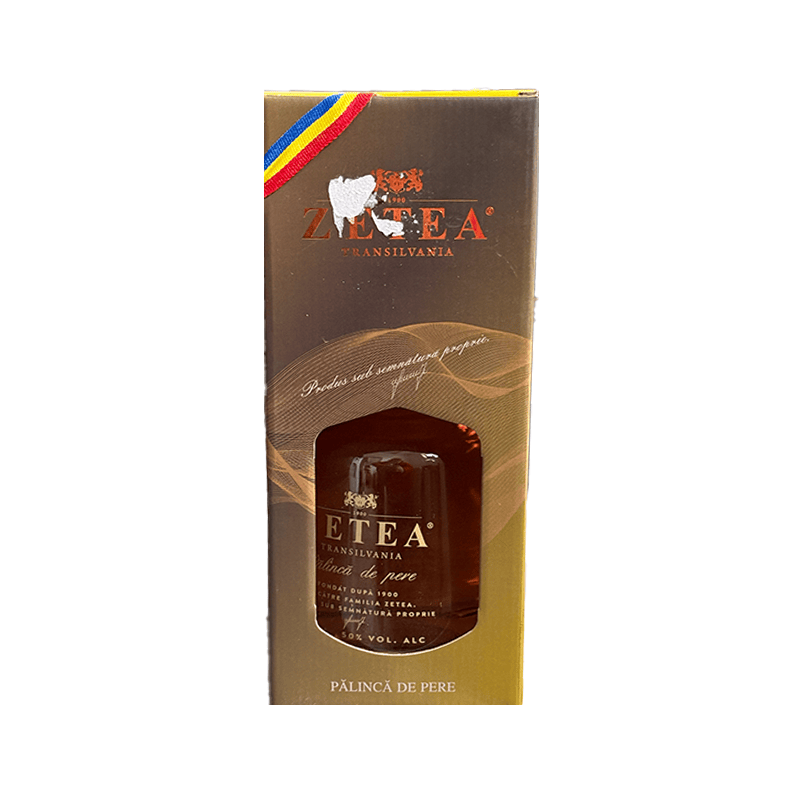 Beverages Palinca Zetea Pere 50% 0.7L ETICHETĂ ZGÂRIATĂ