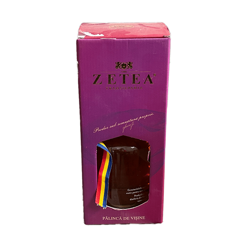Beverages Palinca Zetea Visine 50% 0.7L ETICHETĂ ZGÂRIATĂ