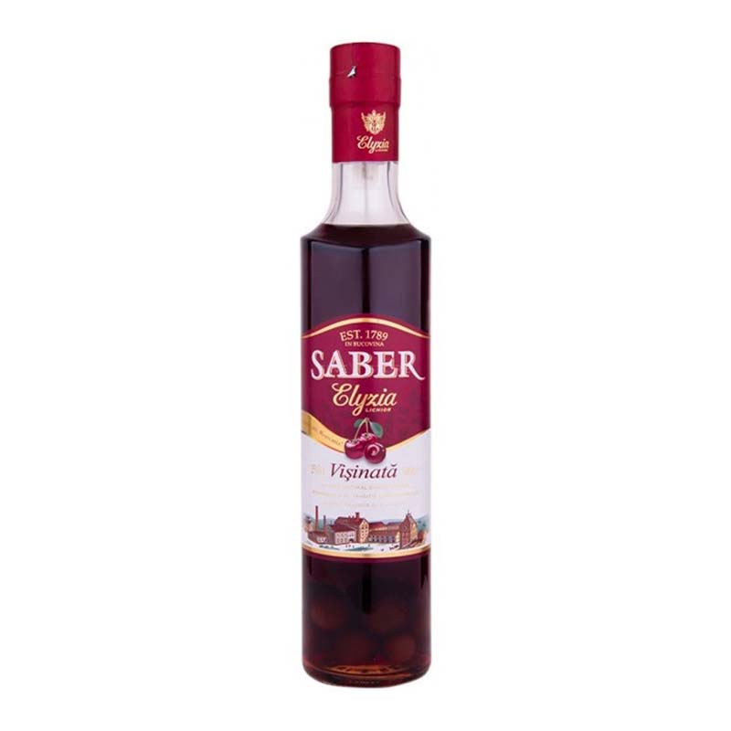 Beverages Lichior Saber Elyzia Visinata 25% 0.5L
