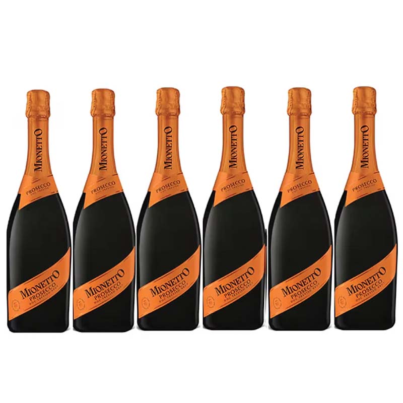 Beverages Nincs Prosecco Mionetto Trevisto D.O.C Brut Orange 6X 750ml