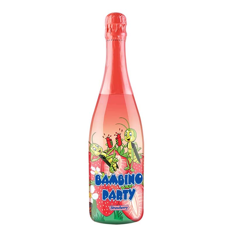 Beverages Sampanie Bambino Party Capsuni 0.75L
