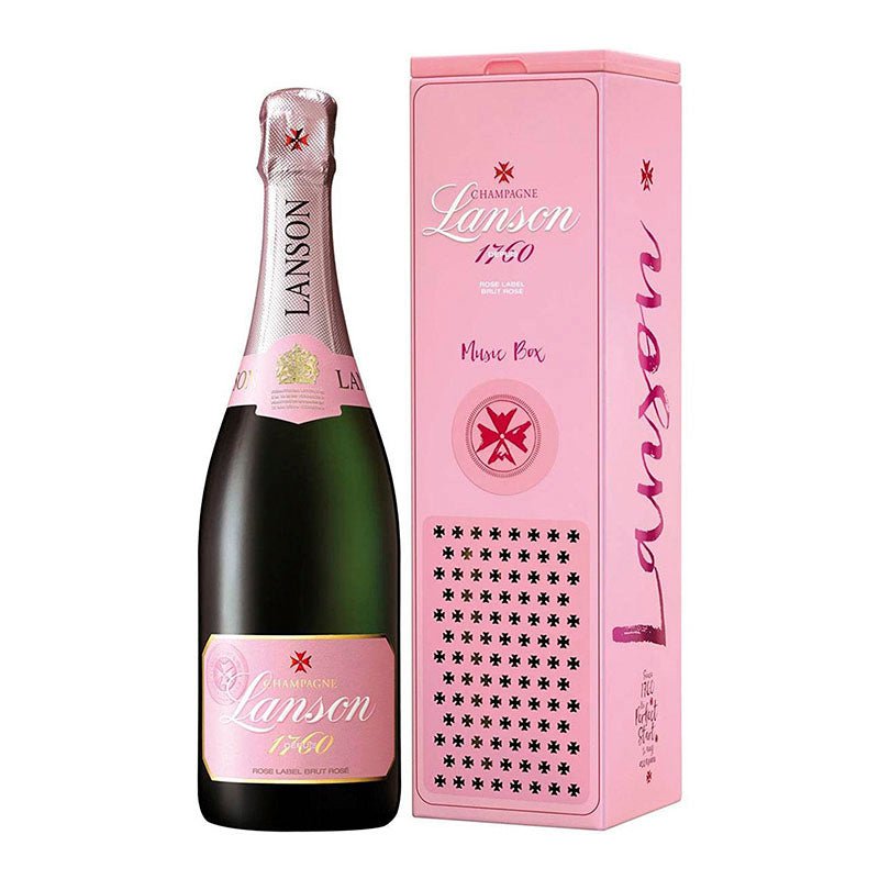 Beverages Sampanie Rose Lanson Rose Brut 0.75L + Carton