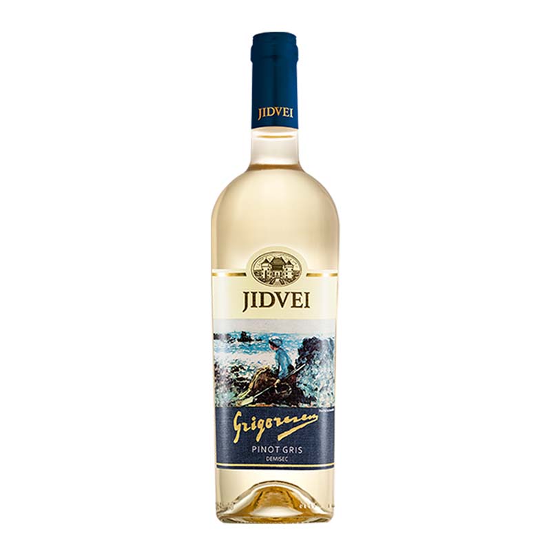 Beverages Vin Alb Jidvei Grigorescu Pinot Gris Demisec 0.75L