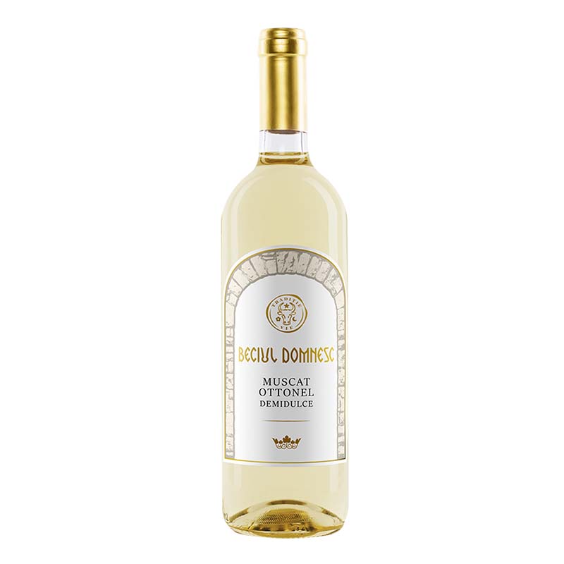 Beverages Vin Alb Vincon Beciul Domnesc Muscat Ottonel Demidulce 0.75L